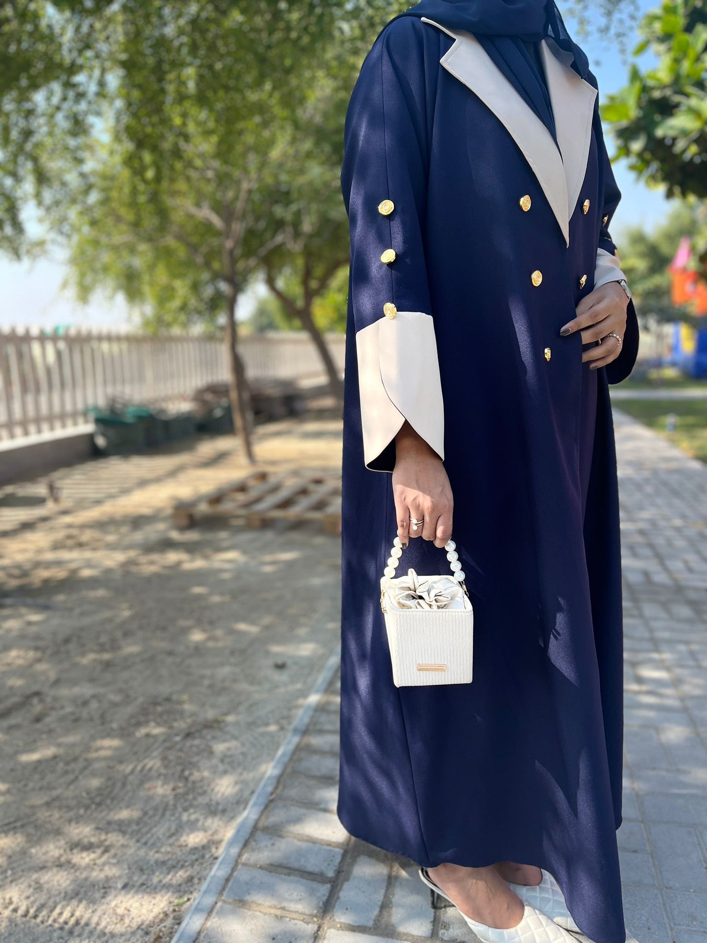 Fhua Blazer Abaya