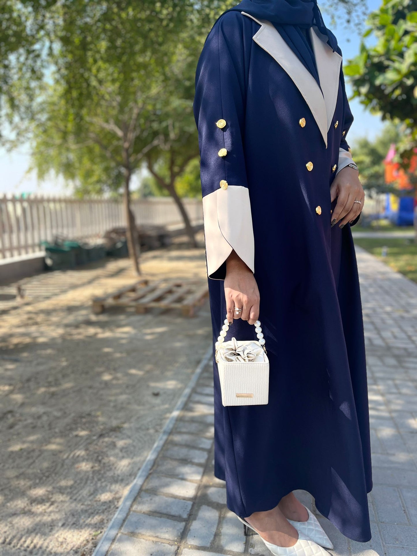 Fhua Blazer Abaya