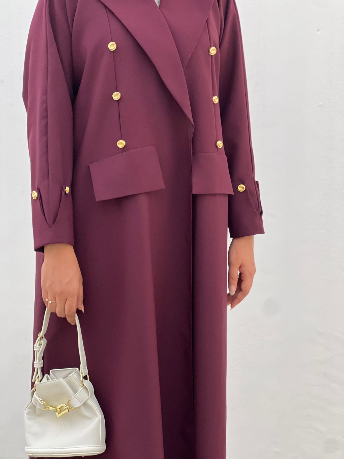 Minimate Abaya with golden buttons