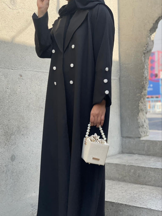 Blazer Abaya With Buttons